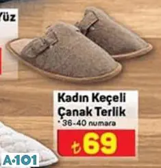 JUNO KADIN KEÇELİ ÇANAK TERLİK